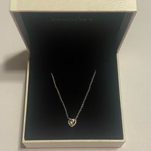 Pandora Elevated Heart Necklace